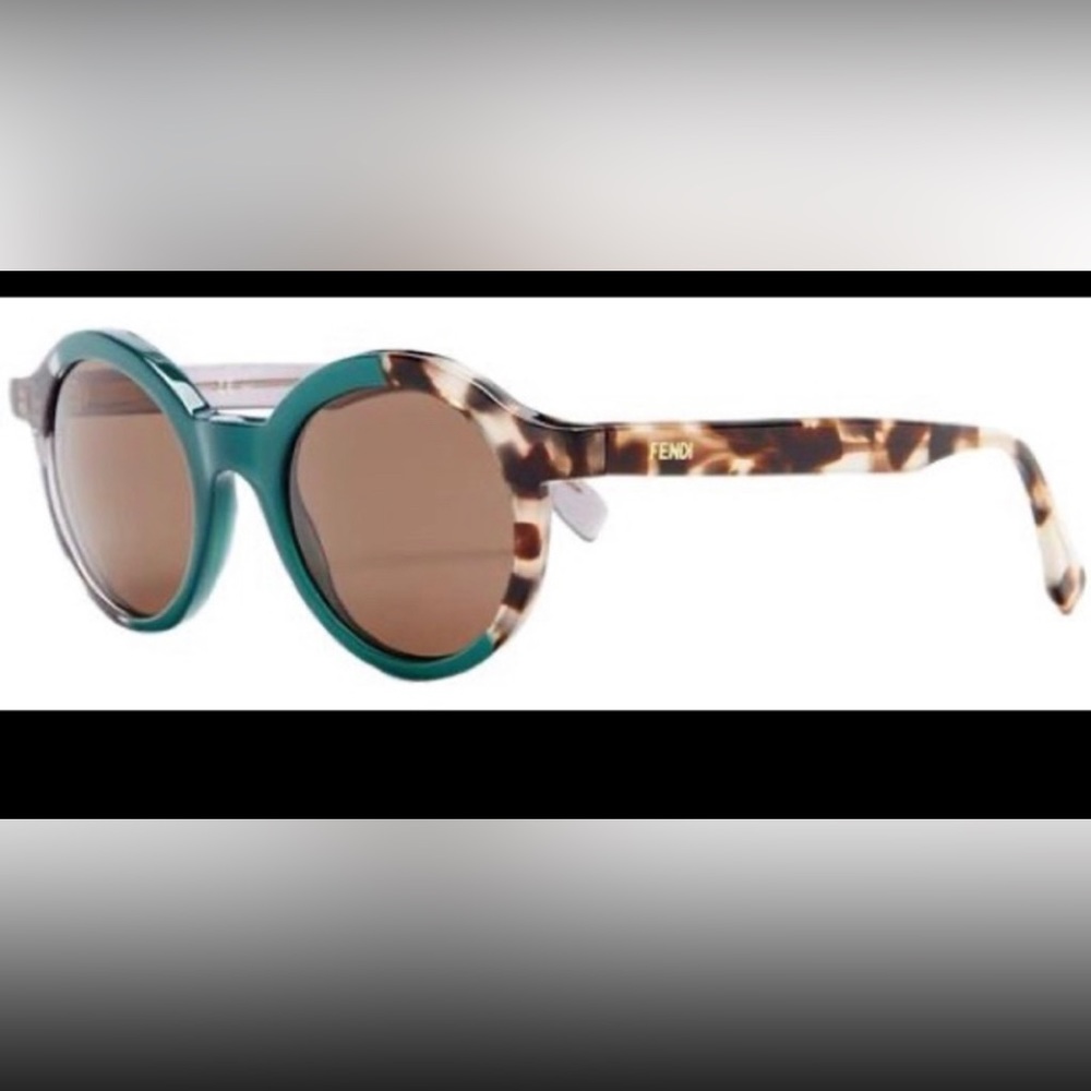 Authentic Fendi Turquoise & Tortoise RX glasses